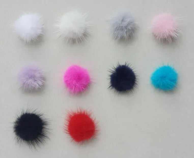 Fur Craft pompon ball pom pom Hi-Q 35mm lovely pompoms for clothing shoes Hairpins hair barrettes ornament accessories 50pcs GR101