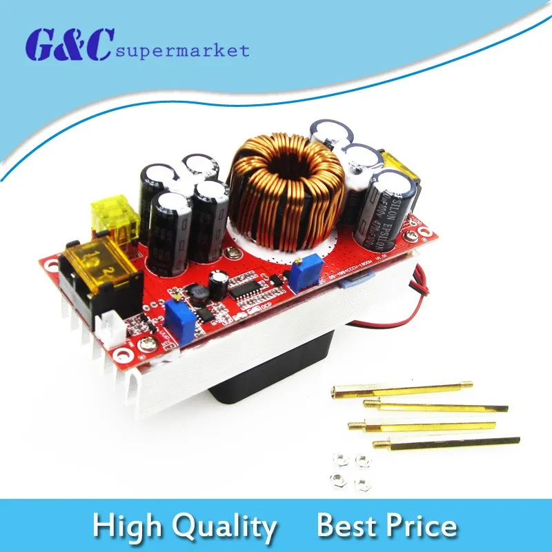 1800W 40A DC DC Step Up Boost Converter Power Supply Module Adjustable ...