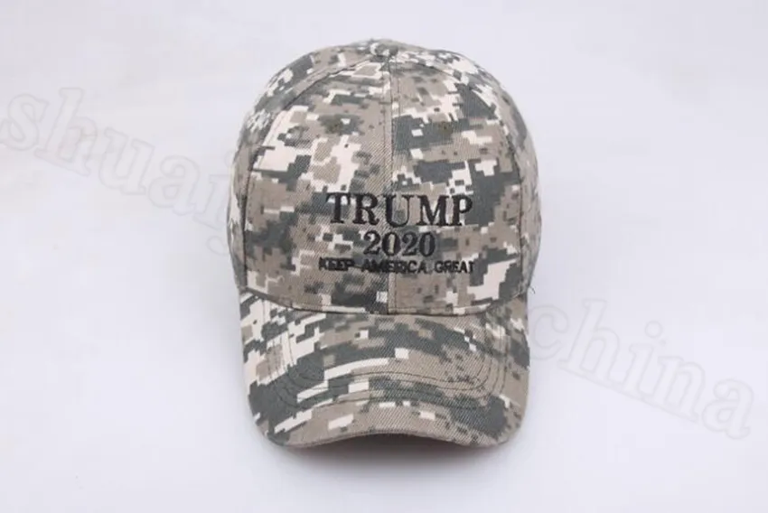 Trump 2020 Baseball Hat Camo Keep America Great Again Snapback Chapeaux Casual Trump Outdoor Snapback Cap LJJO7075