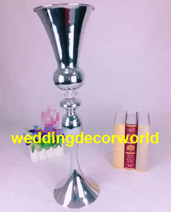 Nuovo stile Splendido palcoscenico per matrimoni decorazione fiore stand centrotavola in metallo decor821