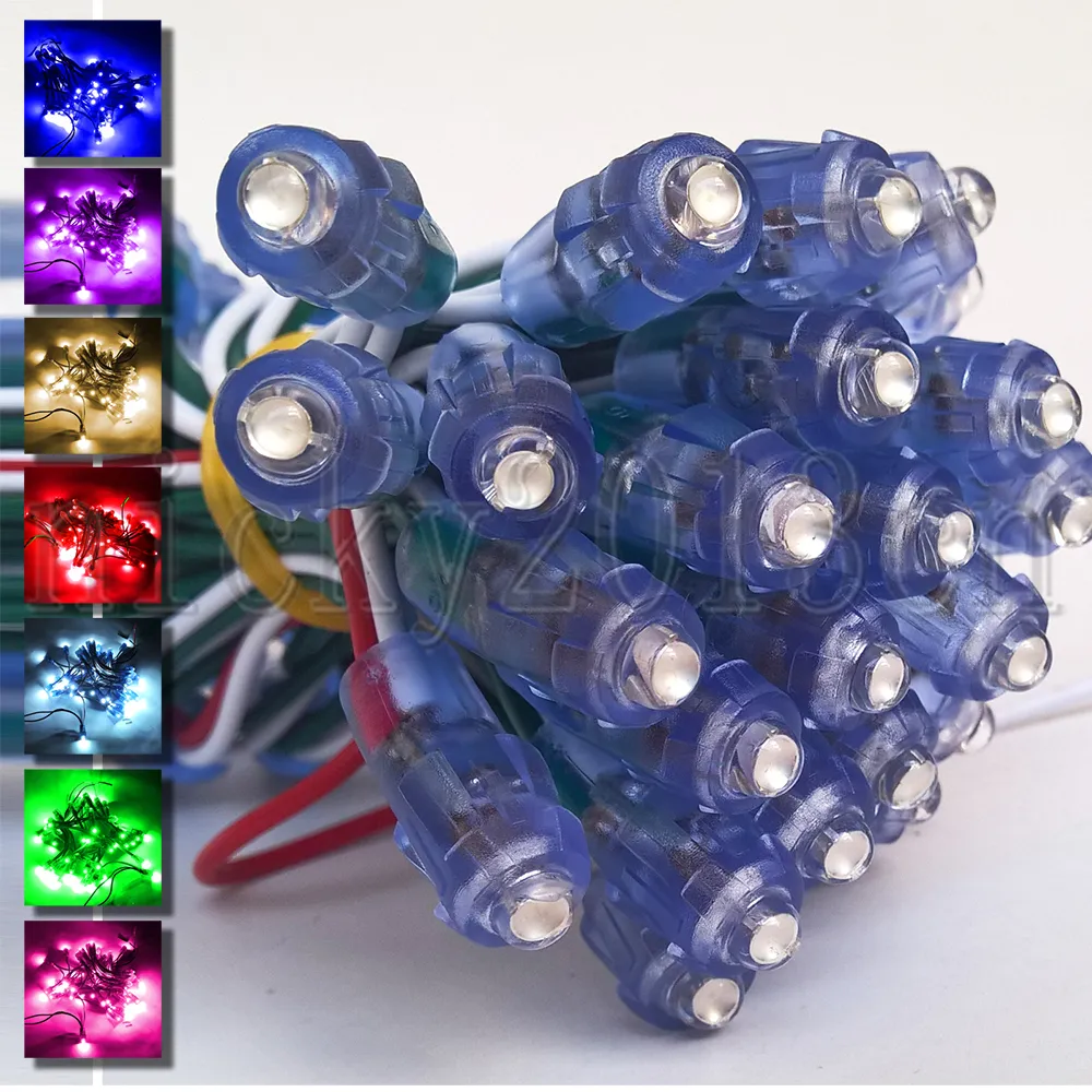 5V 12V LED Pixel Module String Punt Licht F5 9mm Fairy IP66 Waterdicht zichtbaar Buiten voor Brief Sign