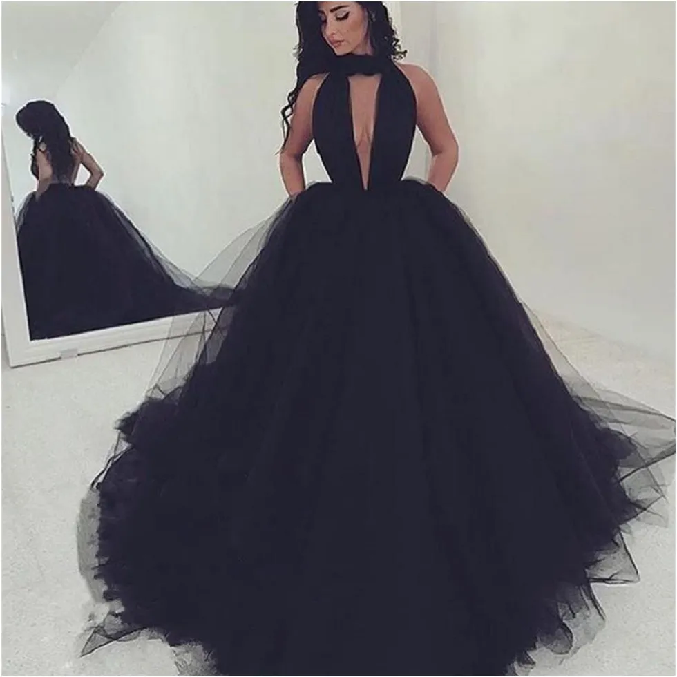 Zorayi Robe De Soirée Longue Élégante Femme | Robe De Bal Tulle Dos Nu Chérie | Robe De Mariée Princesse Longue Pour Soirée Mariage Gala