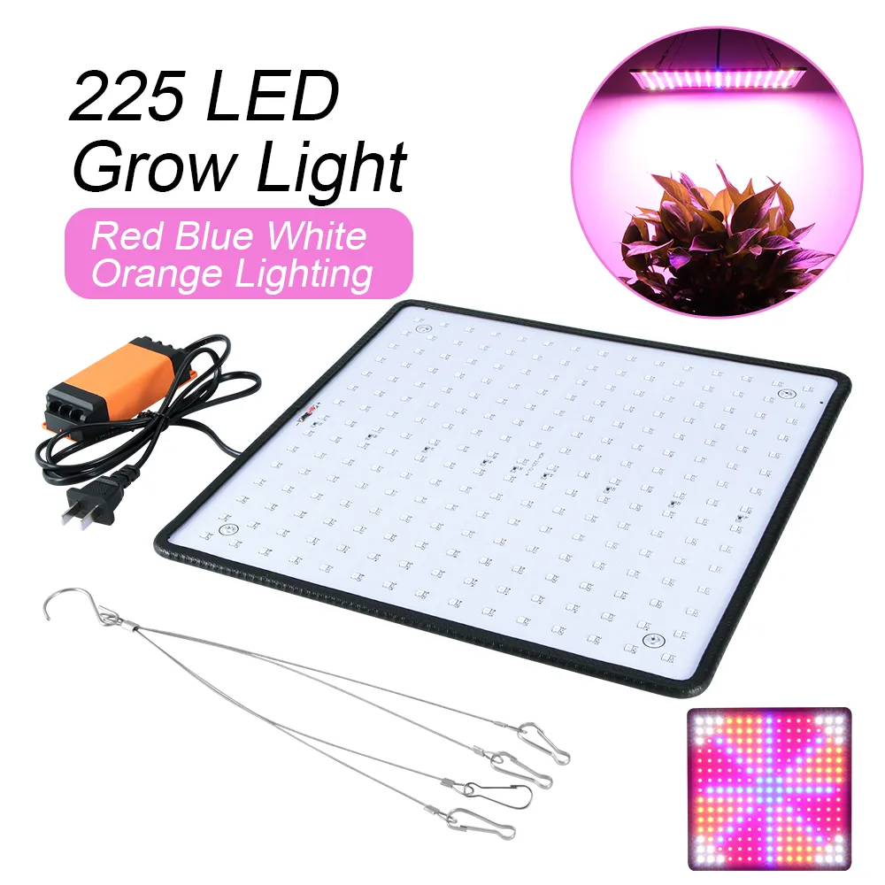 Full Spectrum Panel LED Grow Light AC85~265V Greenhouse Horticulture Grow Lamp For Indoor Plant Flowering Growth