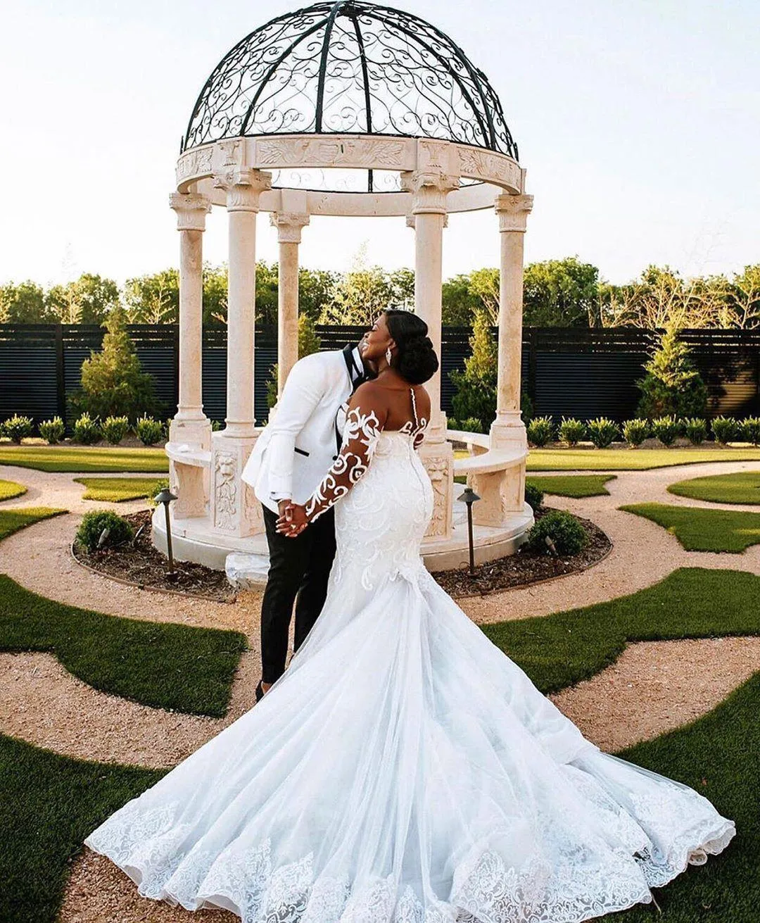South african discount mermaid wedding dresses