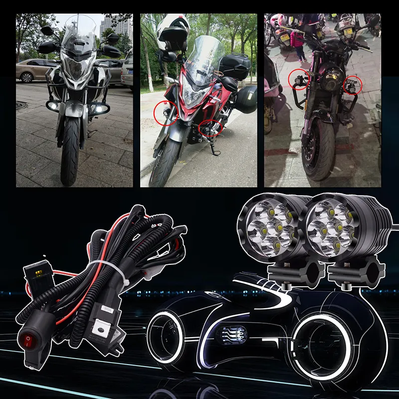 X1 Phare LED DRL 7 Pouces pour VÉHICULE ou MOTO aver Phare Rond | Lumière  Blanche 6500K