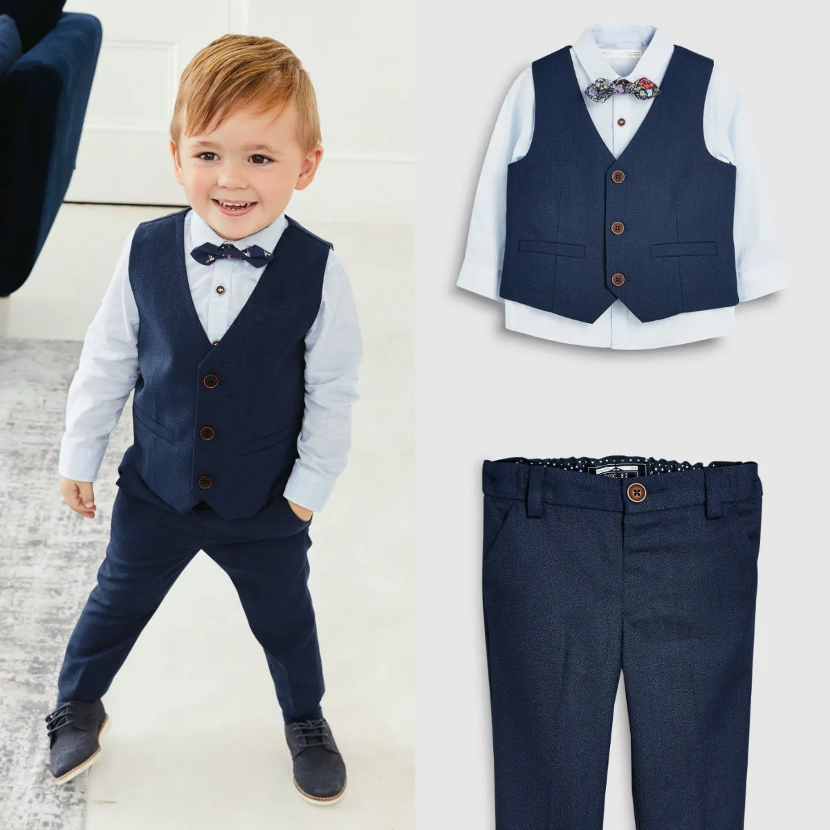 2019 Boys Formal Suits Vest Pants Two Pieces Boys Dinner