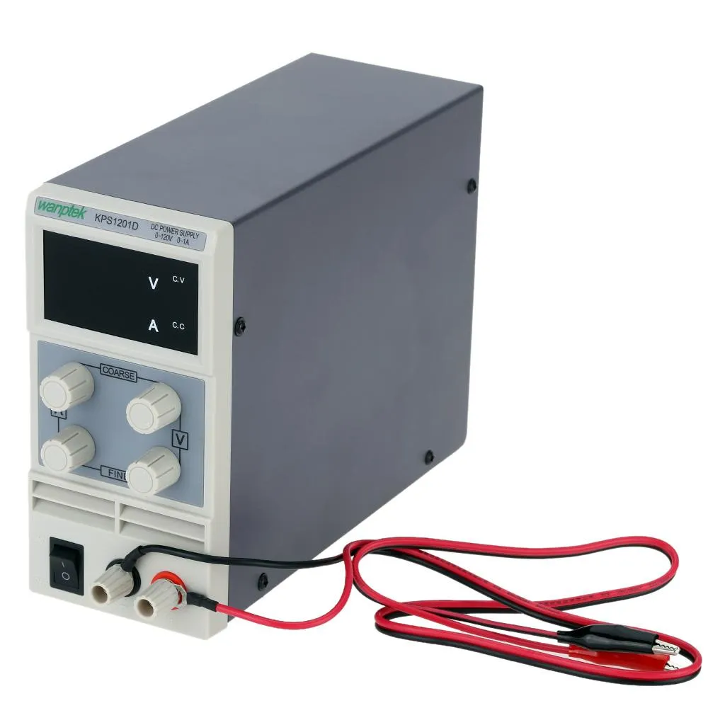 Коммутационный Дисплей Мини DC Источник Питания Точность Переменный Регулируемый AC 110 В / 220 В 50/60 Гц 3-значный LED 0-120 В 0 ~ 2A