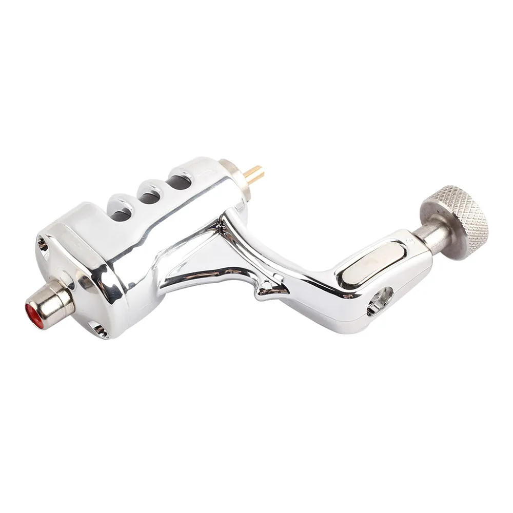 New Complete High quality silver Tattoo Machine Kit Sets 1 Rotary Tattoo Machines for Body Art7064769