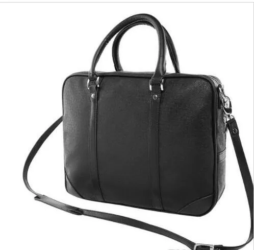 Ny Messenger Business Designer Brown Men Black Laptop Läderväska Väskan Bag Sale Sale 5 PvTlq