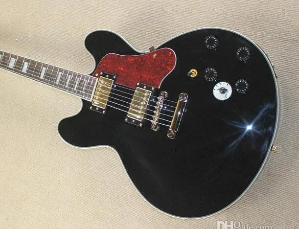 el envío libre de calidad superior a instrumentos musicales venta caliente BB King negro guitarra eléctrica 1117