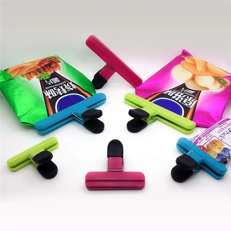 Colorful Plastic Bag Clips Set With Large Chip For Fresh And Heavy Duty  Sealing Of Snacks And Food Barbie Bag From Keyigou4, $9.13