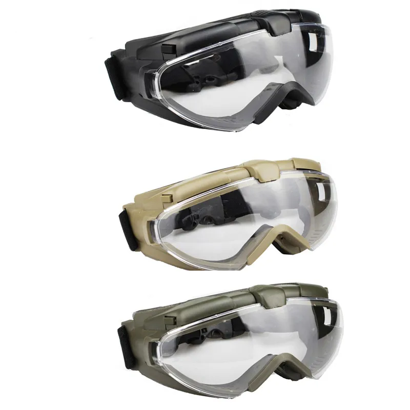 Equipo para deportes al aire libre, gafas antiniebla para Paintball, gafas tácticas para PC con filtración de aire, gafas para ventilador, protección para tiro de caza, NO02-105