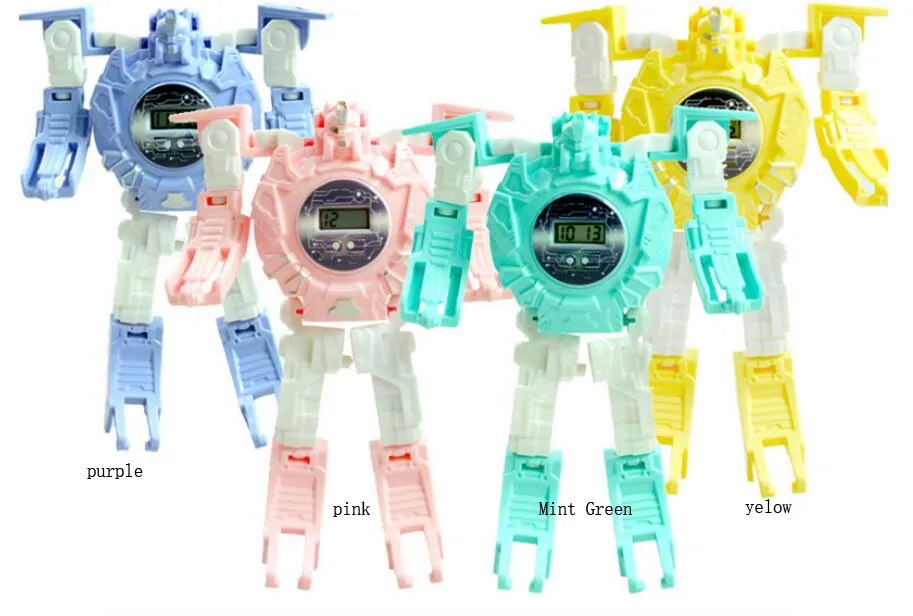 Electronic Cartoon Deformation Robot Watch Toy For... From Mywjhyd, $61 ...