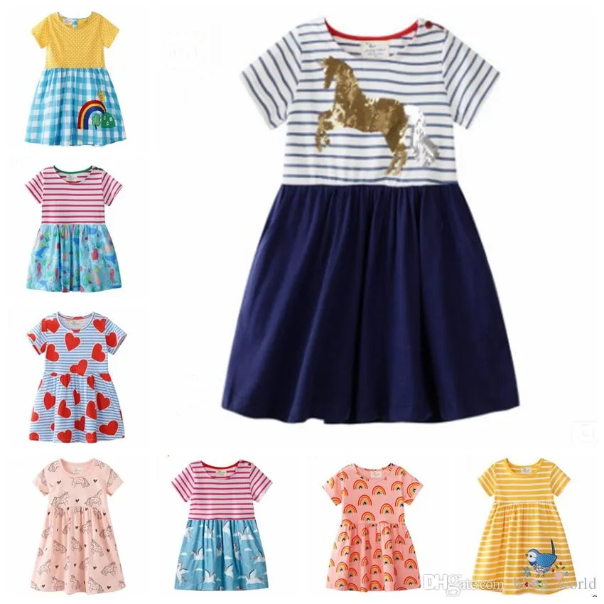 Bebek kız kıyafetleri işlemeli prenses elbiseler tasarımcı kız elbise kısa kollu çocuk kıyafetleri yaz çocukları giyim 11 tasarımlar yw2720