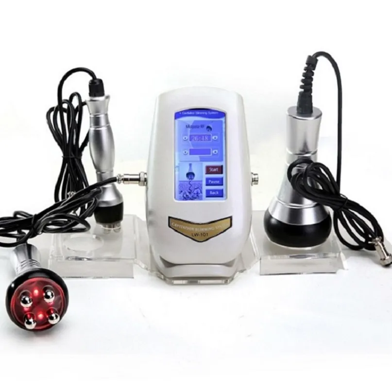 2020 Ultrasonic Radiofrequency Frequency 40K RF Cavitação Cavitação Equipamento gordo emagrecimento Perda de peso Therapy Therapy Cupping Machine