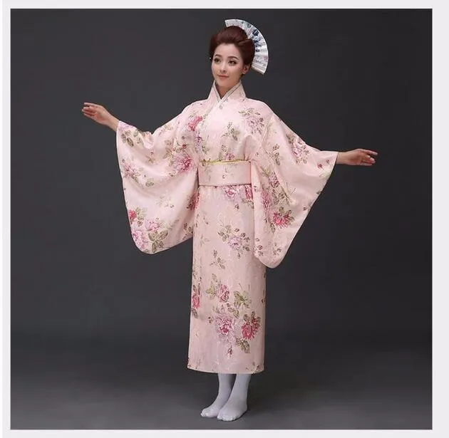 Traditional Japanese Clothing Womens Elegant Yukata From Xn129