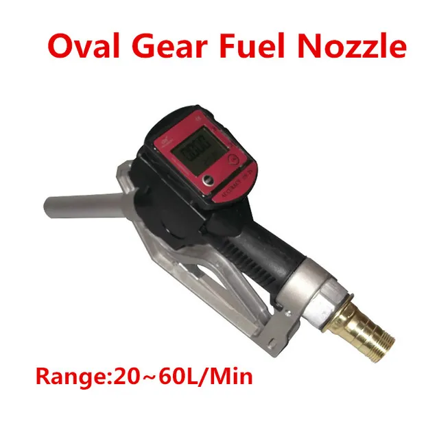 Turbine flow meter sensor flowmeter indicator counter fuel gauge device gasoline diesel petrol oil water Refueling gun