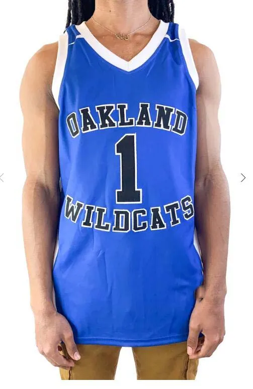 Hommes femmes personnalisé jeunesse Xxs-6xl Damian Lillard alterné basket-ball maillot lycée tout nom numéro tous Ed