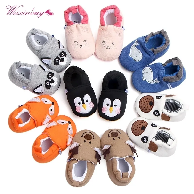 Mode nouveau printemps automne hiver bébé filles garçon premiers marcheurs pantoufles nouveau-né chaussures chaussons 0-18M enfant en bas âge chaussures de berceau en gros