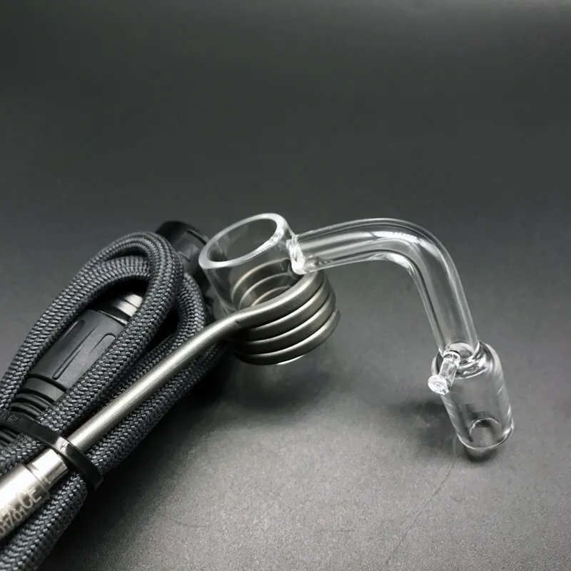 Ny 16mm 20mm 24mm Quartz Enail Banger med krok 10mm 14mm 18mm Man Kvinna Vetenskaplig Gemensam Kvarts E Nail Banger Nails For Bong