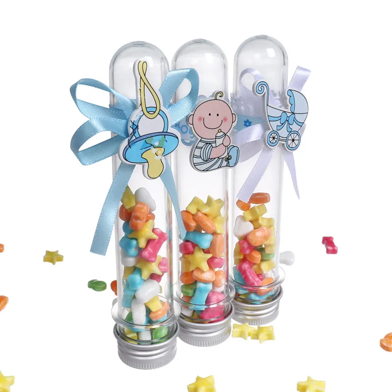 Cancella Tubo Di Prova Di Plastica Casby Box Baby Shower Biscotti Fatti A  Mano Biscotti Cioccolato Bambini Bambini Bambini Compleanno Party Regalo Da  0,99 €