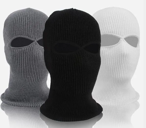 New Army Tactical Winter Warm Ski Cycling 3 Hole Balaclava Hood Cap Maschera a pieno facciale Inverno Donna Uomo Maschera per il viso Tenere al caldo in Winte WL1284