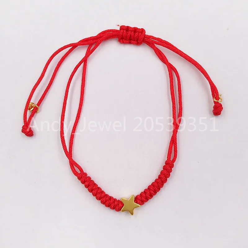 Red Cord And Gold Sweet Dolls Xxs Bracelet With Star Authentic 925 Sterling  Silver Bracelets Fits European Bear Jewelry Style Gift Andy Jewel 812781070  From 7,81 € | DHgate