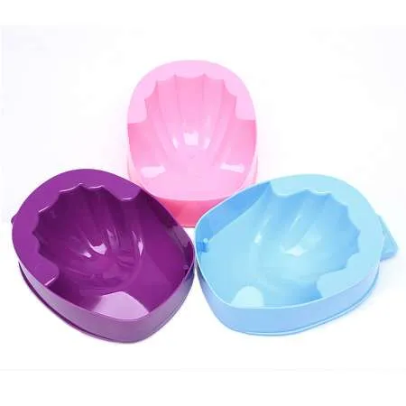 New Arrival Nail Art Soak Bowl Manicure Soak Off Hand Spa Bath Soaker Tray Remover Tools Nail Polish Remover