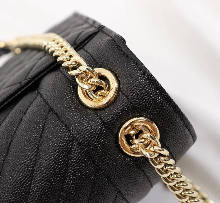 Luxury designer handbag ENVELOPE genuine caviar leather women bag high quality with chain shoulder bag flap bag ladies handbag