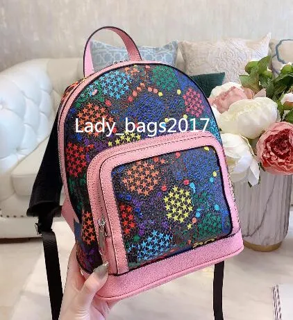 Baile Colorful Doces Buckpack Bucket Bolsas De Couro Real Mulheres Bolsa De Couro Real Bolsa Crossbody Ombro Messenger Bag