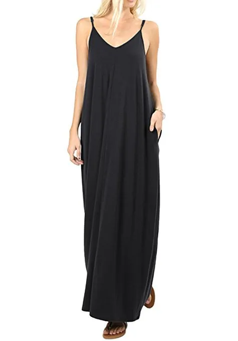 black maxi boho dress Flamenco Boho Wrap Maxi Dress
