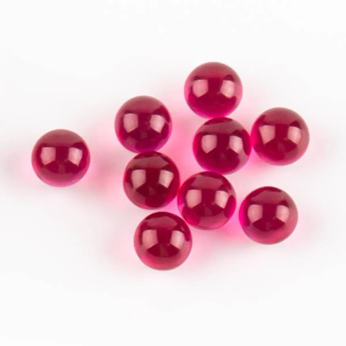 4 mm 6 mm 8 mm Ruby Pearl Terp con cuentas de tops Insertar para cachorros de cuadros de 25 mm clavijas