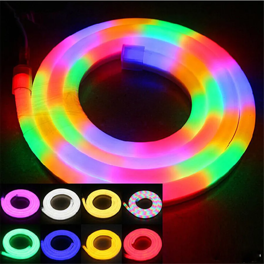 LED Neon Flex Rope Light Indoor/Outdoor PVC Strips For Disco Bar