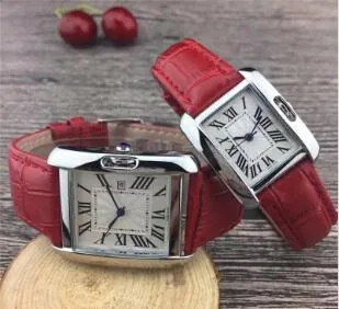 Hôte Couple luxe femmes hommes montres mode bracelet en cuir or Quartz classique montre-bracelet pour hommes dames Valentine gift301V3449