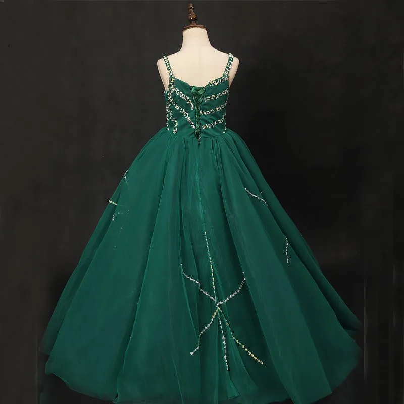 Bling Emerald Green Girls Pageant Dresses 2019... From 60,13  | DHgate