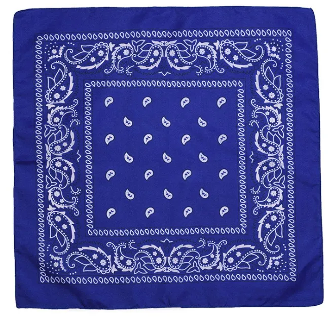 Unisex Paisley Bandana Head Wrap Waid Wristband Magic Head Bandband Hip Hop Multifunctional Wristband Headscarf 55 * 55CM