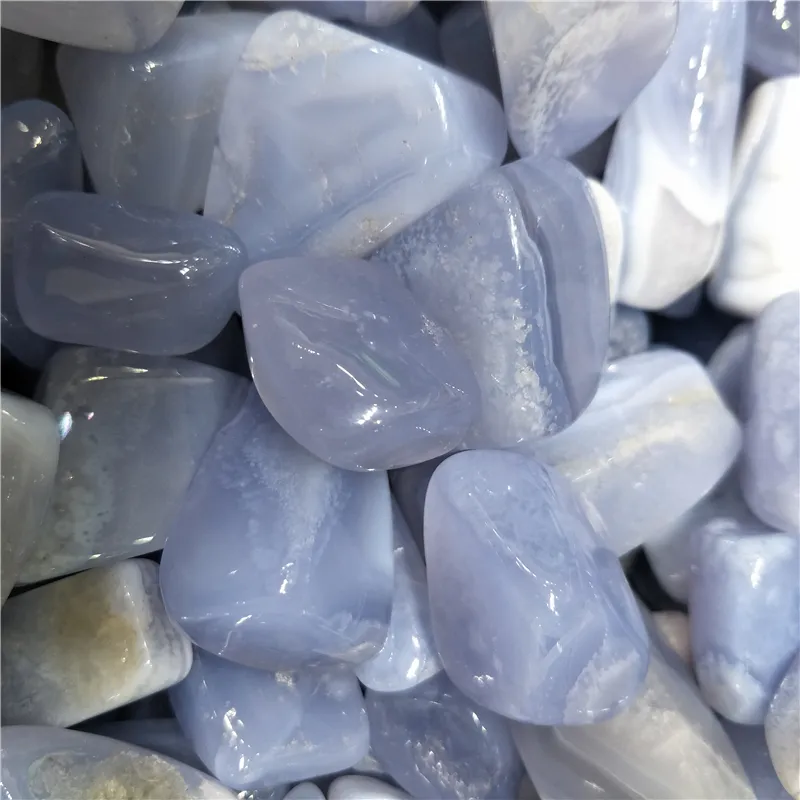 DHX SW Blue Quartz Healing Stone Natural Blue Vein Crystal For