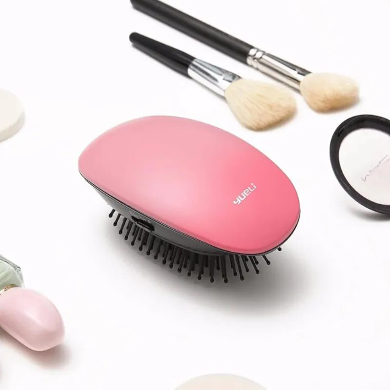 Xiaomi Youpin Yueli Portable Hair Massage Pente brush Care Beauty Anion Hair Salon Styling Tamer Tool Brushes Íons negativos Hairbrush
