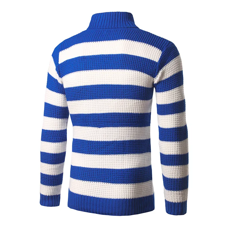 Mens striped turtleneck hotsell