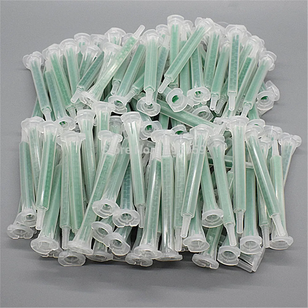 Resin AB Glue Static Mixer Mixing Tube Mixing Nozzle Syringe Set 83mm for Two Component Liquid Mixing Machine AB Glue Gun