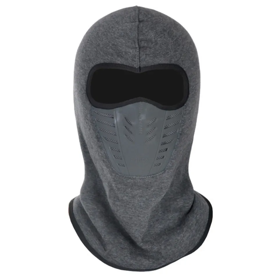 Winter Cycling Fleece Full Face Cover Windproof, Warm, And Anti Dust Fleece Balaclava Mask For