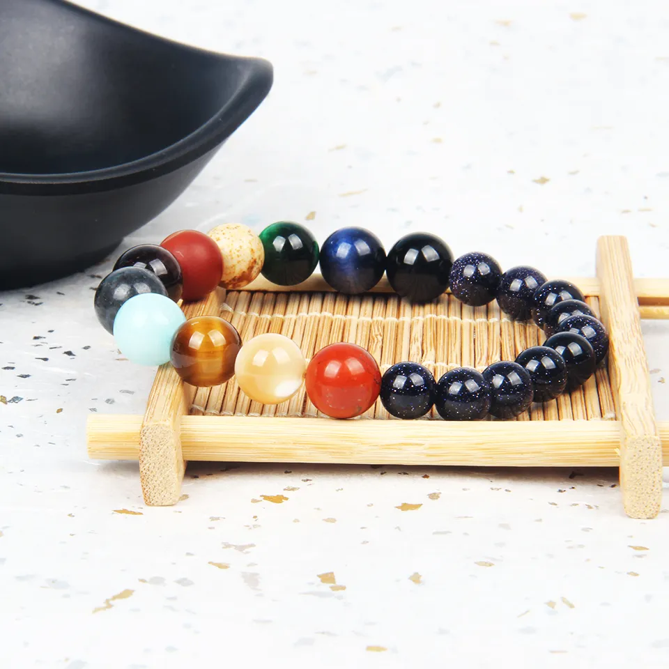 7 Chakra Natural Stone Gemstone Chip Bracelet For Women And Men Fashionable  Irregular Design By Will And Sandy Perfect Gift From Shanshan123456, $1 |  DHgate.Com
