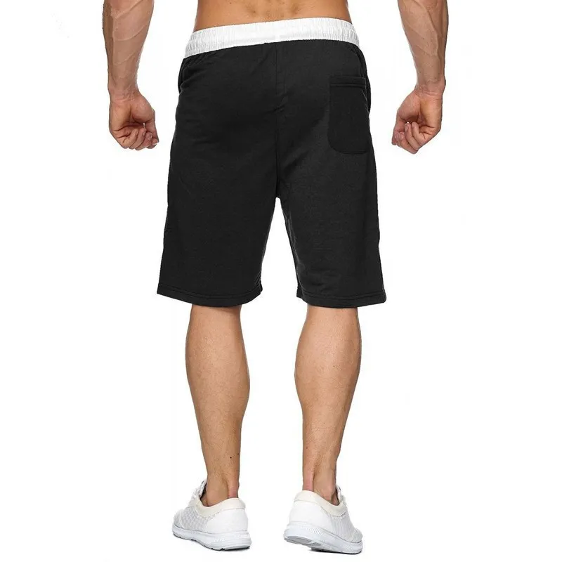 Hot Sale Style Mens Beach Pants Casual Large Size Cotton Drawstring Shorts 5 Cents Sport Pants