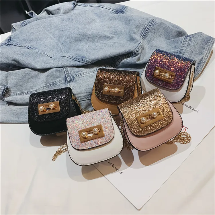 Girls sales glitter purse