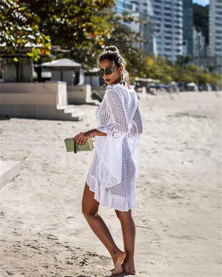 Netted beach cover up outlet