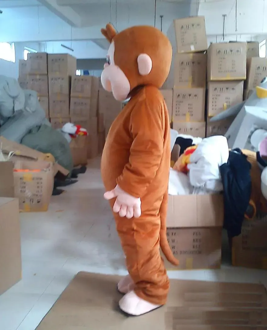 2024 Factory Hot Curious George Monkey Mascot Costume Abito Da Cartone Animato Adulti Da 89 4 DHgate