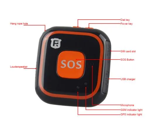 Minirastreador GPS para niños, localizador Personal en tiempo Real, RF-V28,  WIFI, LBS, AGPS, llamadas bidireccionales