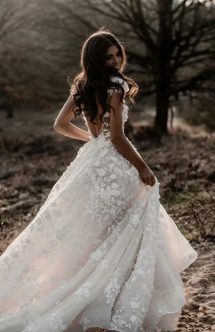 Bohemian wedding dresses 2019 on sale