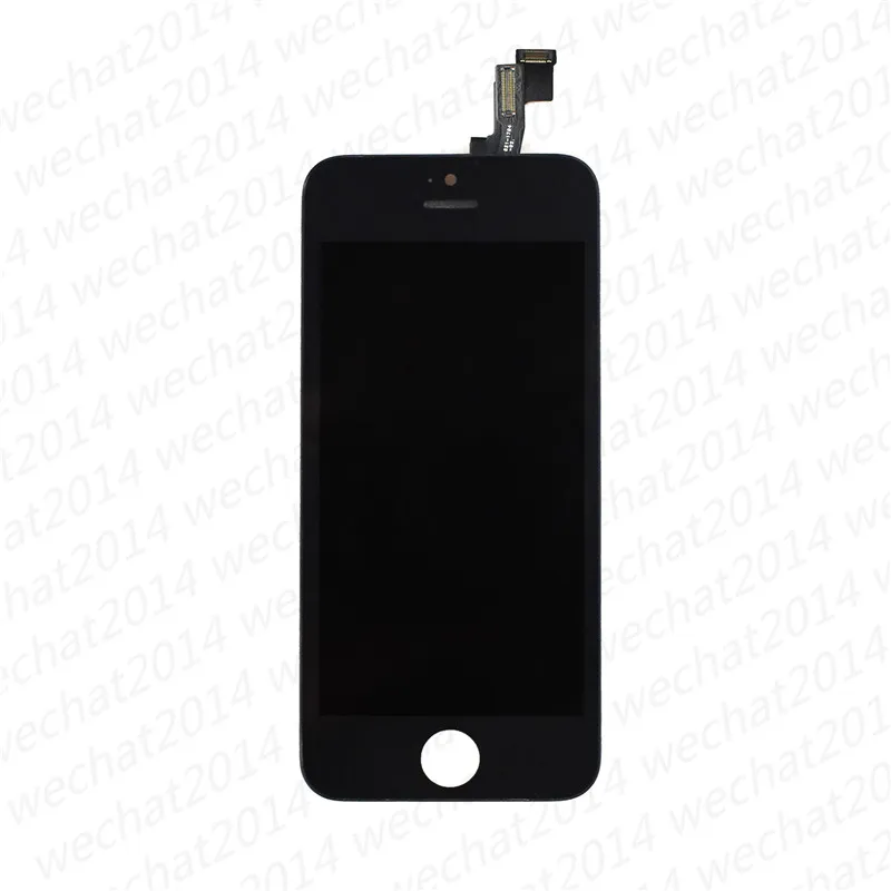 100% Tested LCD Display Touch Screen Digitizer Assembly Replacement Parts for iPhone 5 5s 5c free DHL