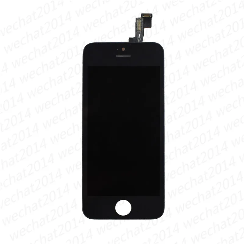 100% Testad LCD-skärm Pekskärmsdigitizer Assembly Reservdelar till iPhone 5 5S 5C Gratis DHL